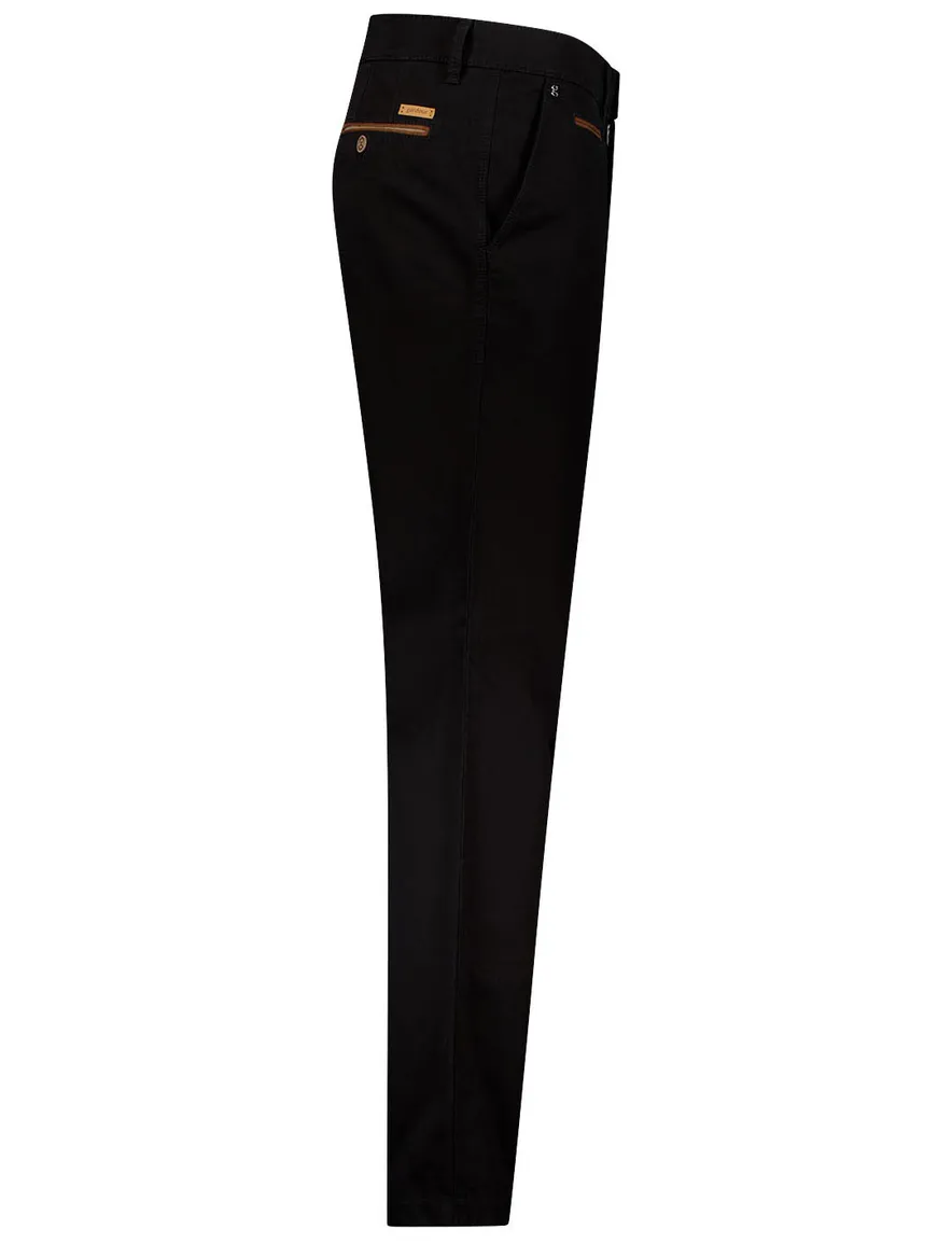 Gardeur pantalon zwart Benny-3 Modern Fit