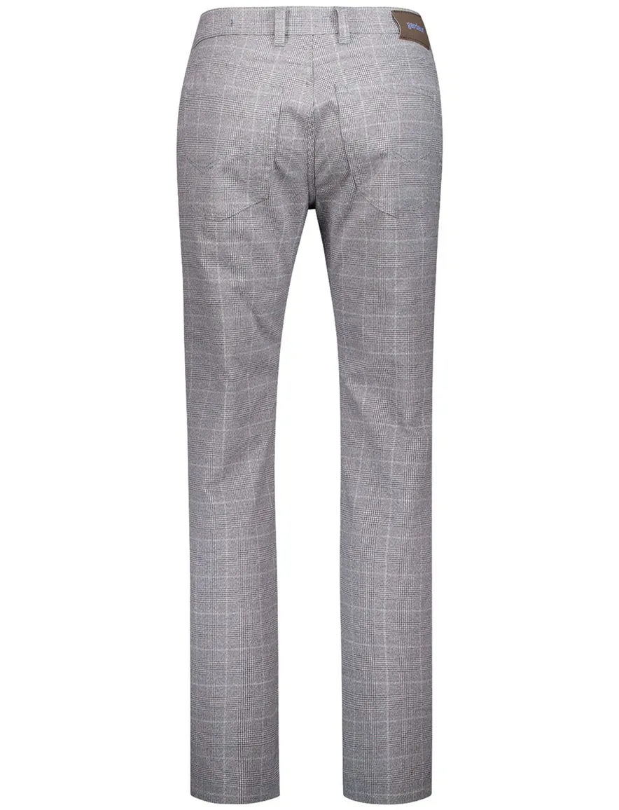 Gardeur Pantalon BILL-3 5-p grijs geruit
