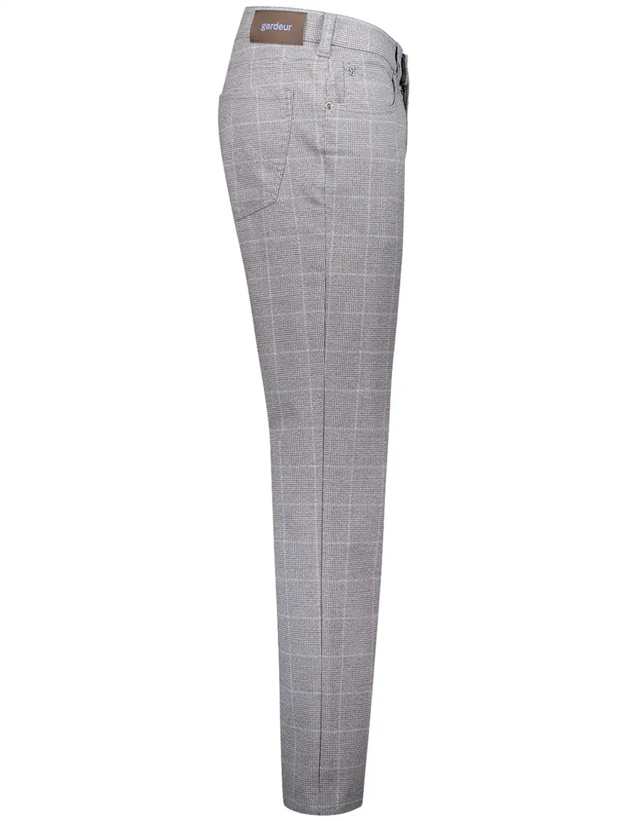 Gardeur Pantalon BILL-3 5-p grijs geruit