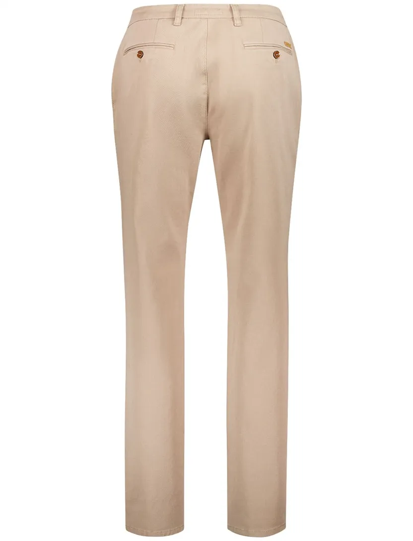 Gardeur pantalon flatfront effen beige