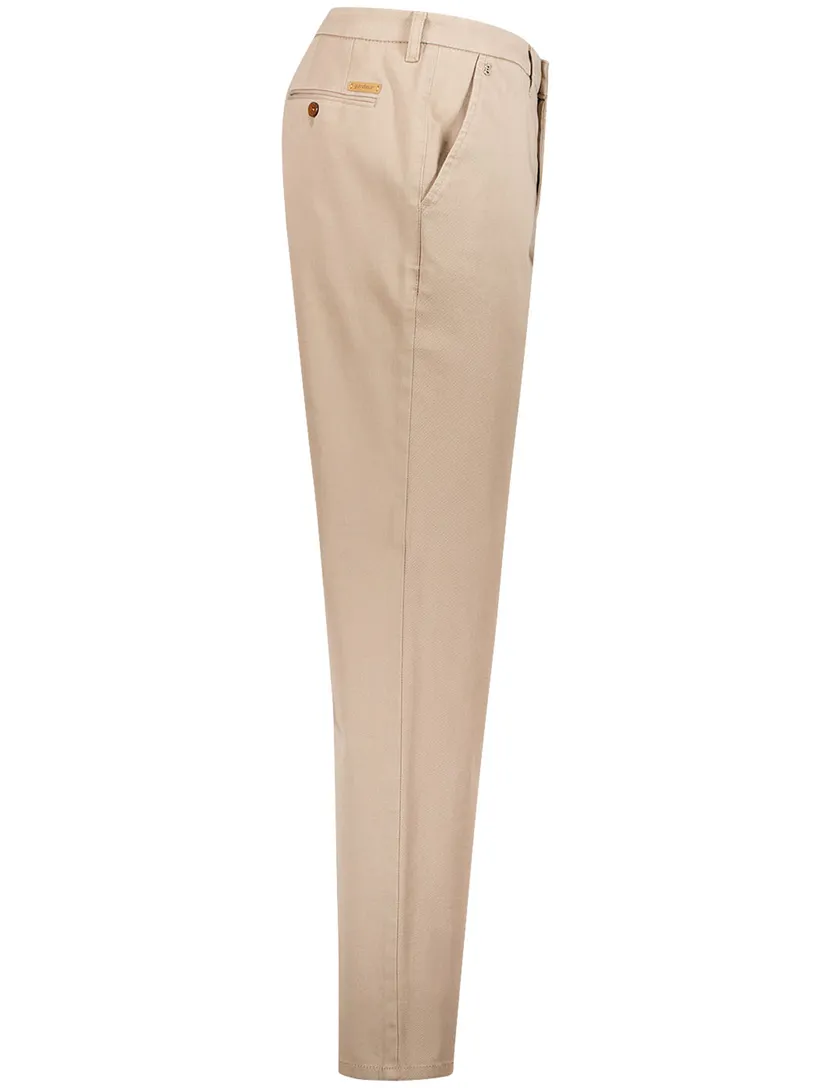 Gardeur pantalon flatfront effen beige
