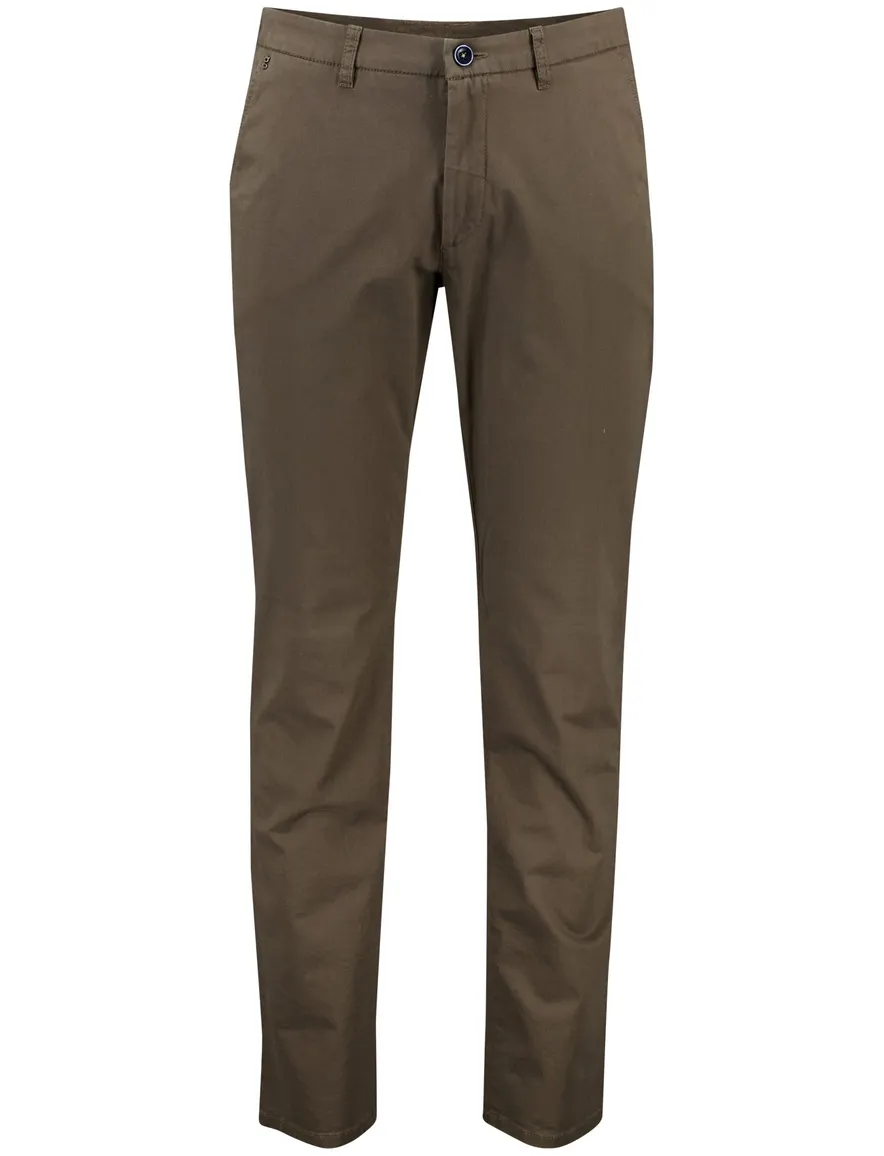 katoenen broek bruin Gardeur