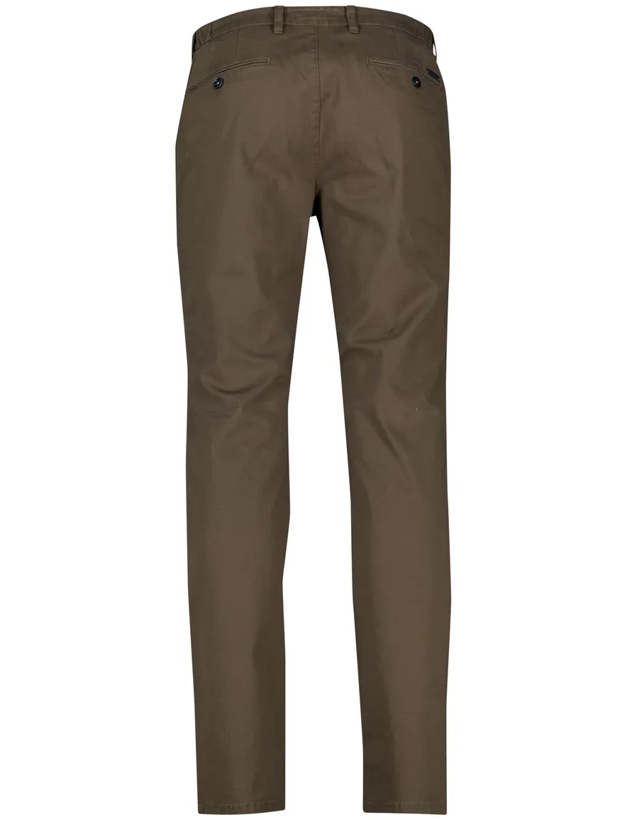 katoenen broek bruin Gardeur