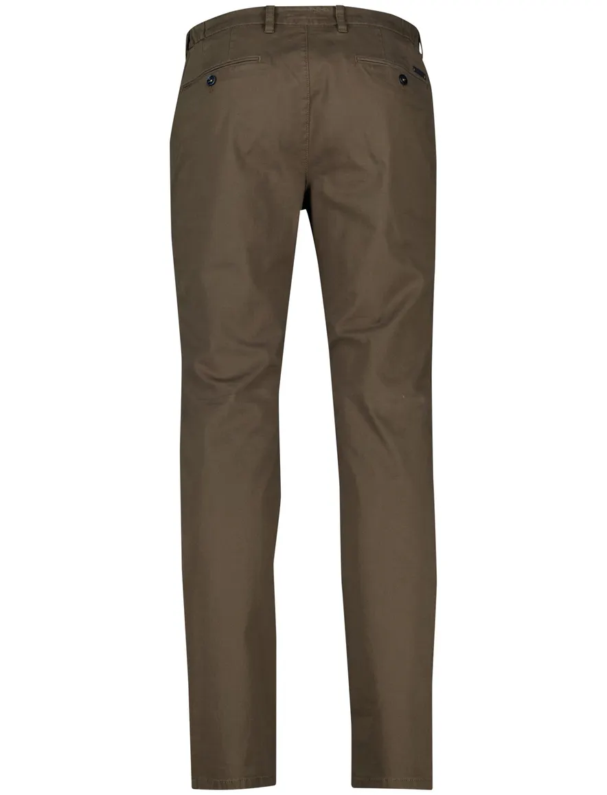 katoenen broek bruin Gardeur