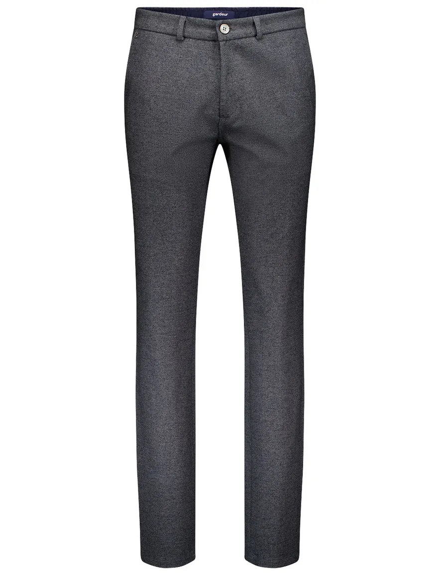 Gardeur katoenen broek grijs