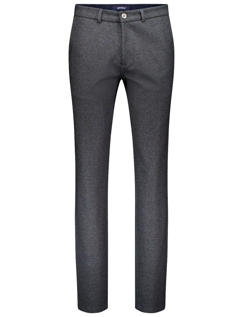 katoenen broek Gardeur grijs