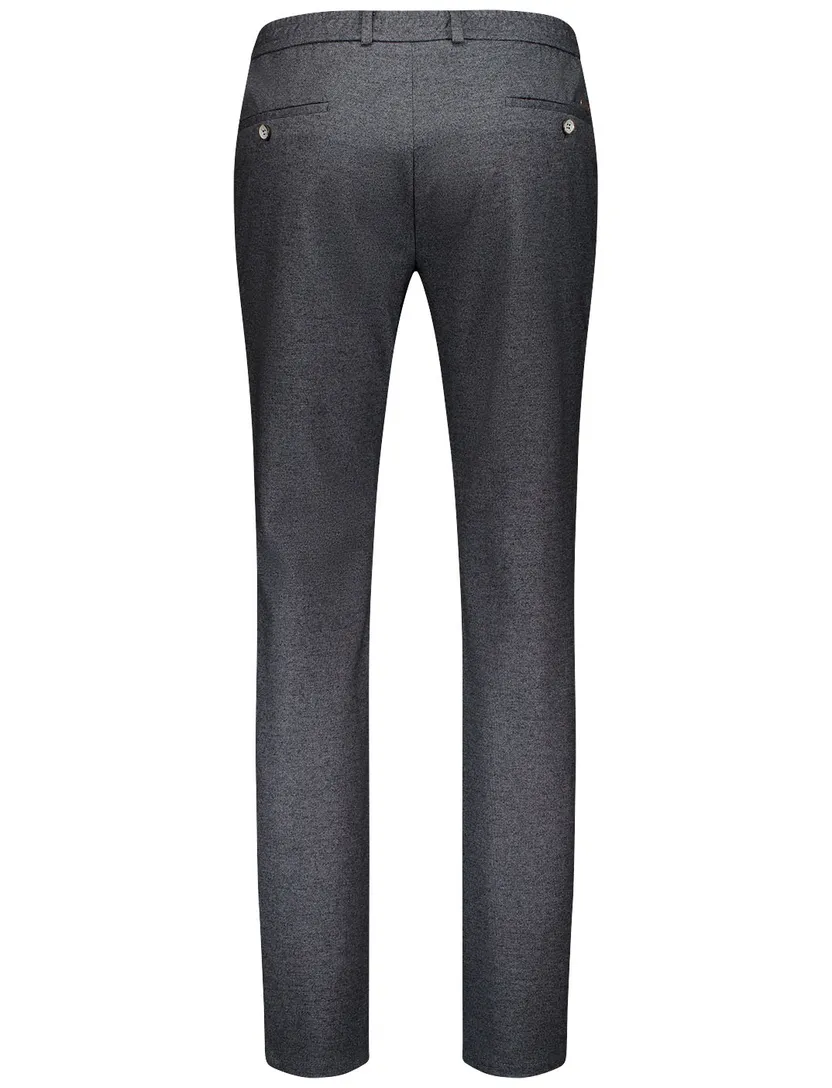 katoenen broek Gardeur grijs