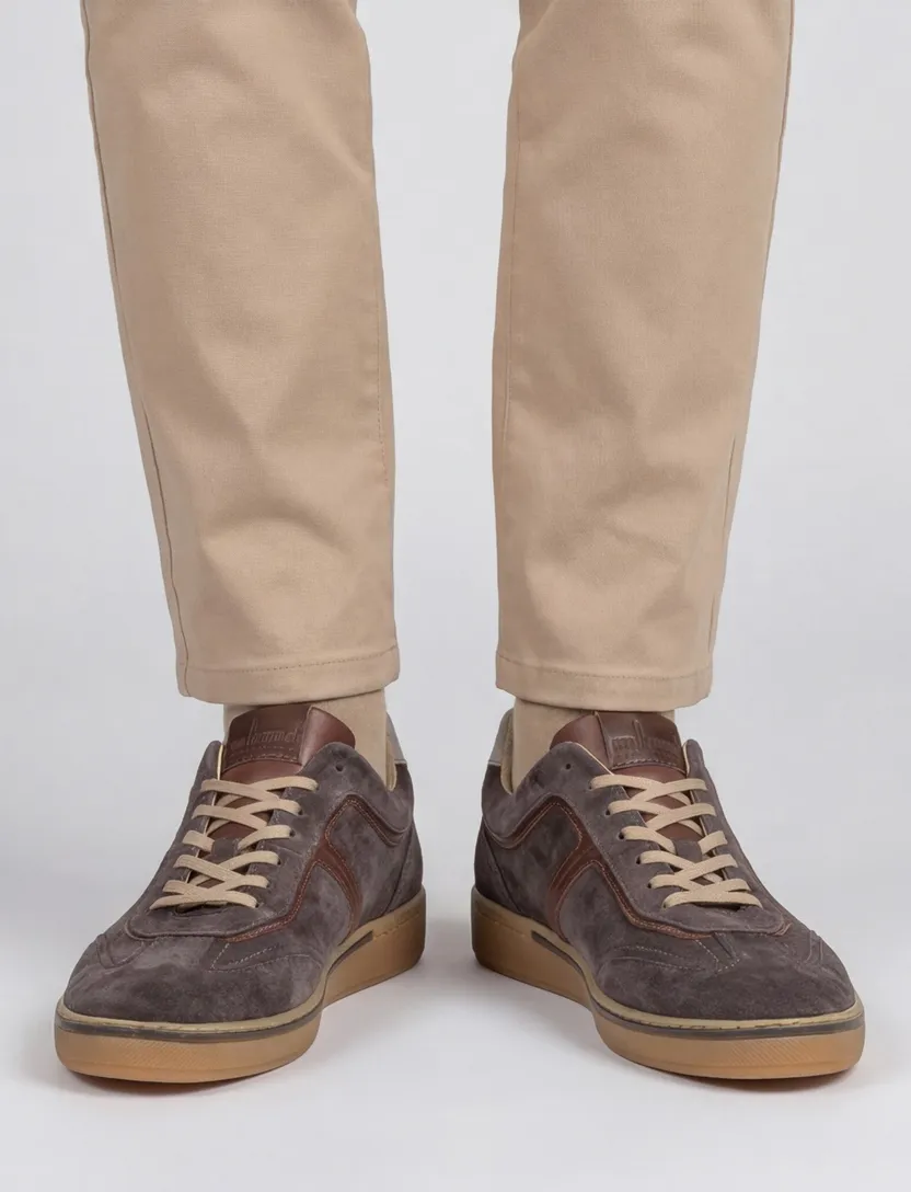 Sneaker bruin suede Floris van Bommel