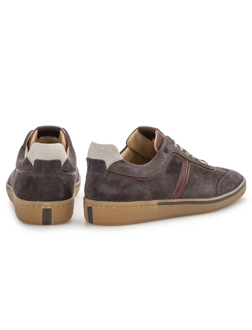 Sneaker bruin suede Floris van Bommel