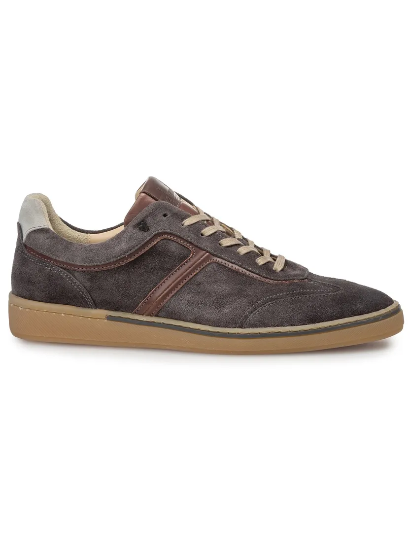 Sneaker bruin suede Floris van Bommel