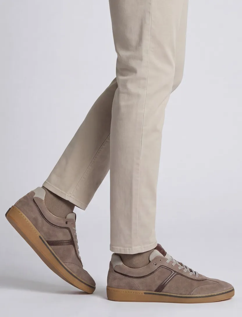 Sneaker Floris van Bommel bruin suede