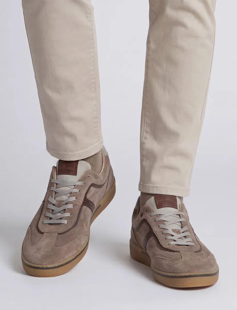 Sneaker Floris van Bommel bruin suede