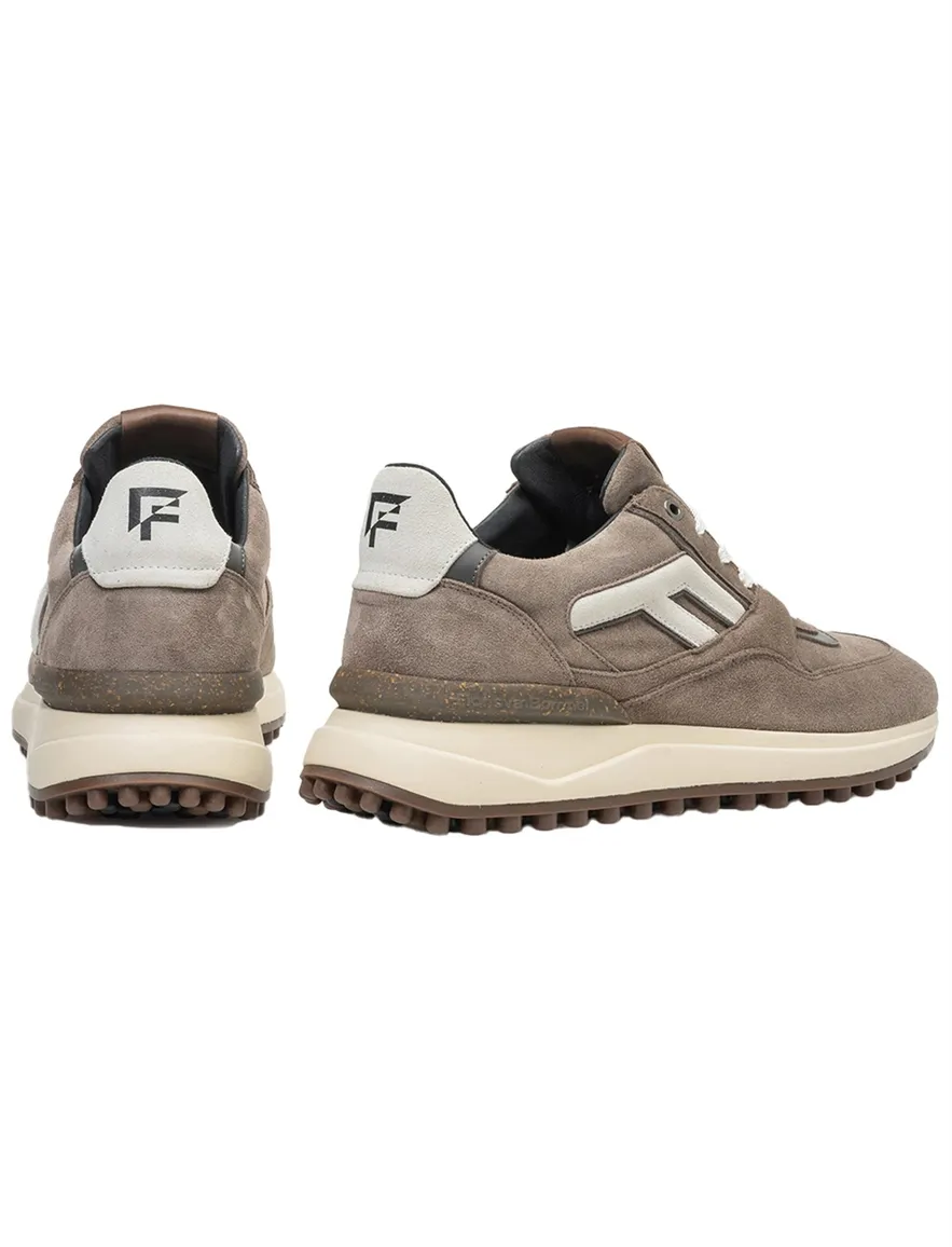 Floris van Bommel sneakers bruin suede