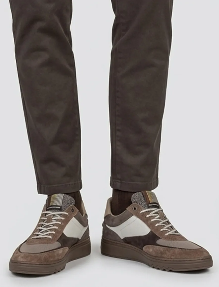Sneaker Floris van Bommel bruin suede