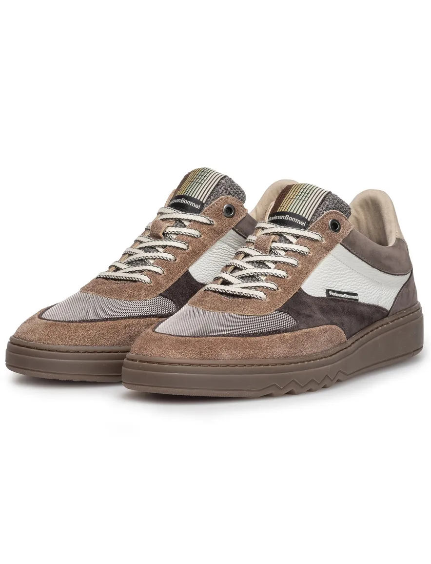 Floris van Bommel bruin suede