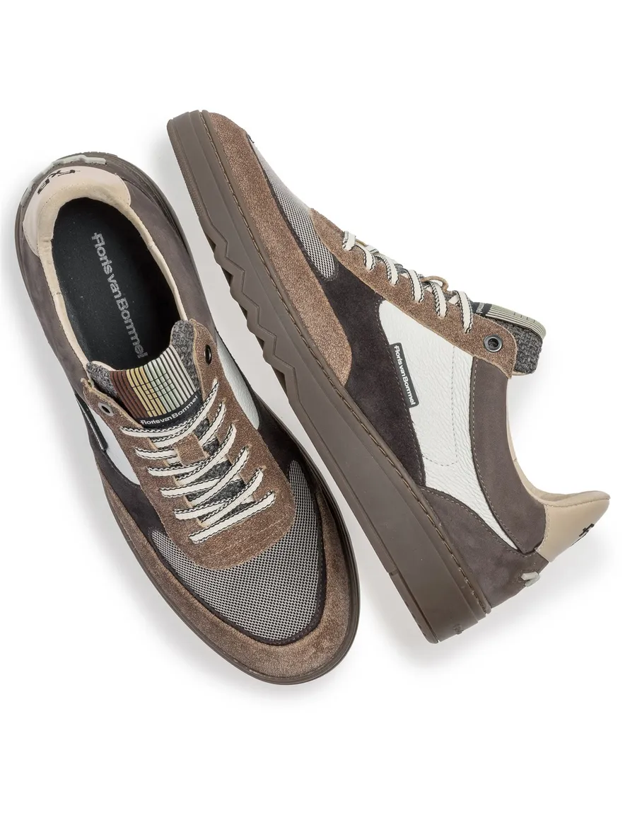 Floris van Bommel bruin suede