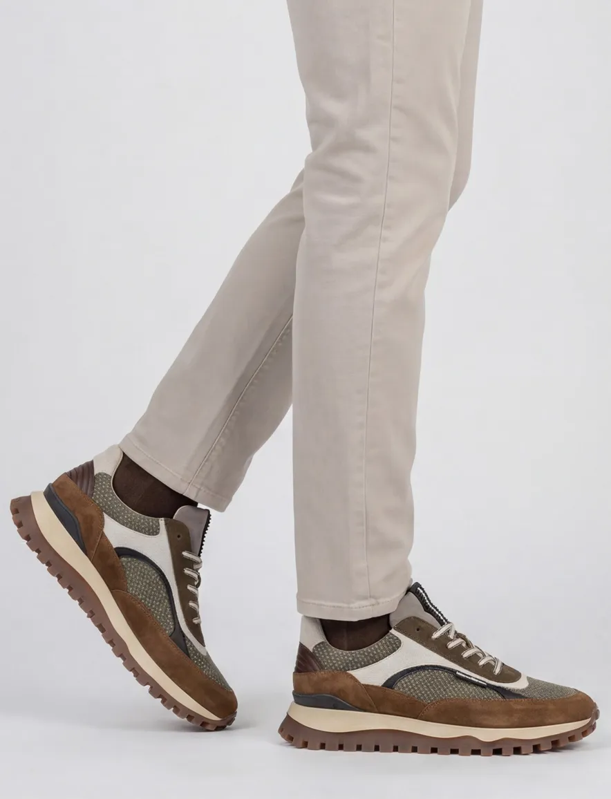 Floris van Bommel sneakers bruin