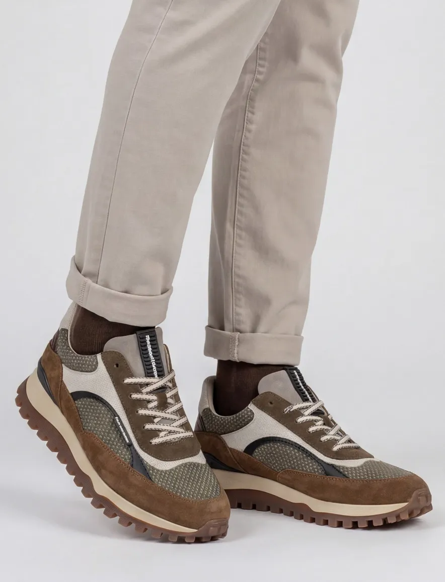 Floris van Bommel sneakers bruin
