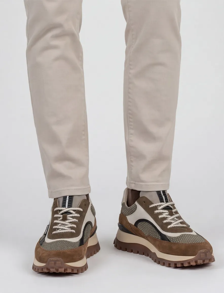 Floris van Bommel sneakers bruin