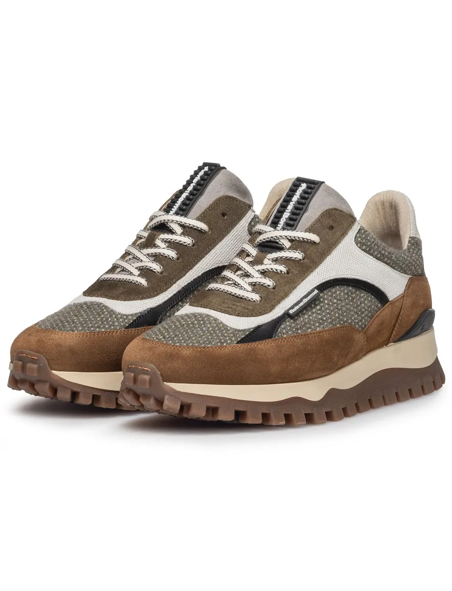 Floris van Bommel sneakers bruin