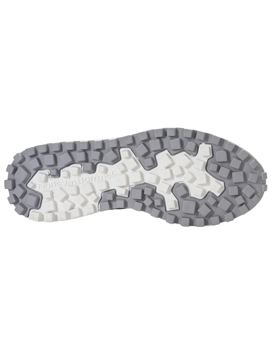 Floris van Bommel sneakers bruin effen