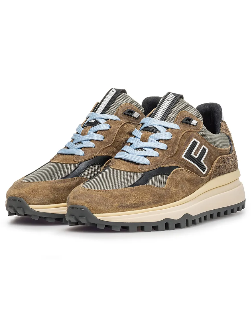 Floris van Bommel sneaker bruin suede