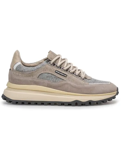 Floris van Bommel Van Bommel Sneaker De Gripper grijs lichte zool