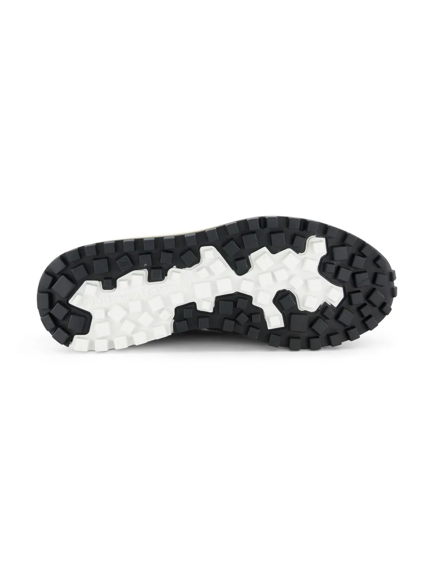 Floris van Bommel sneakers grijs bruin veters