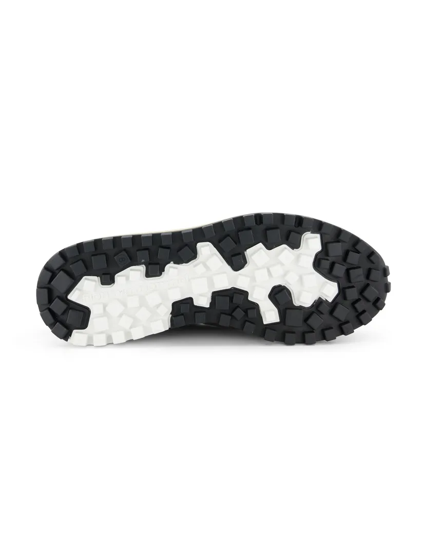 Sneaker Floris van Bommel veters grijs bruin