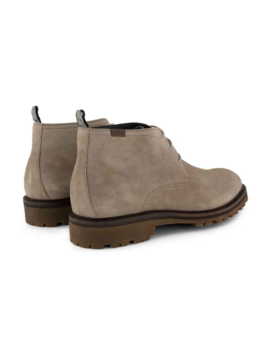 Veterschoen Floris van Bommel beige effen