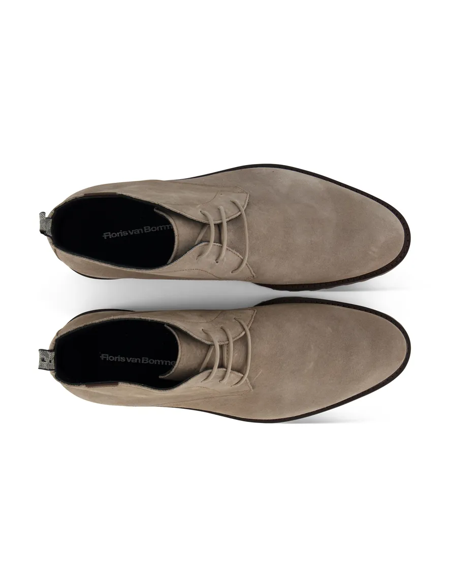 Veterschoen Floris van Bommel beige effen