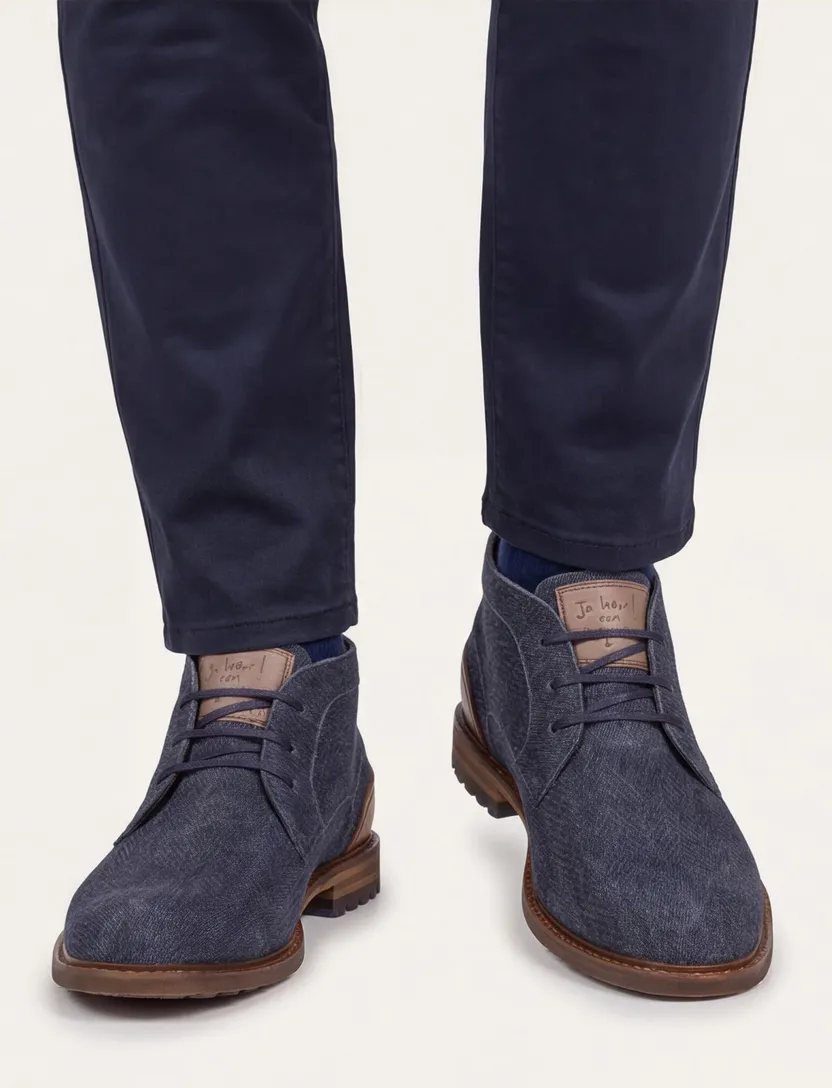 nette schoenen Floris van Bommel Crepi donkerblauw