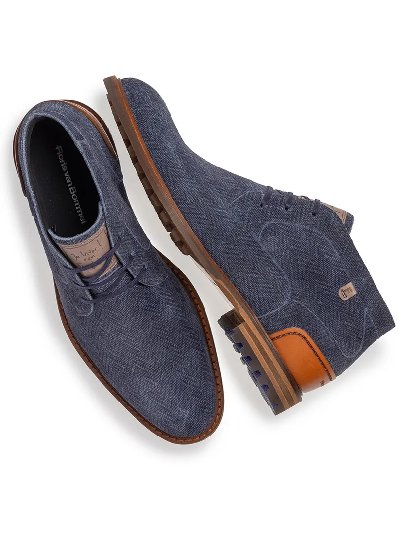nette schoenen Floris van Bommel Crepi donkerblauw