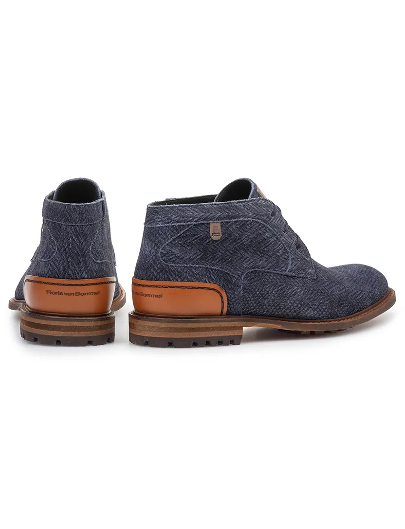 nette schoenen Floris van Bommel Crepi donkerblauw