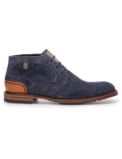 Floris van Bommel Floris van Bommel Crepi nette schoenen donkerblauw