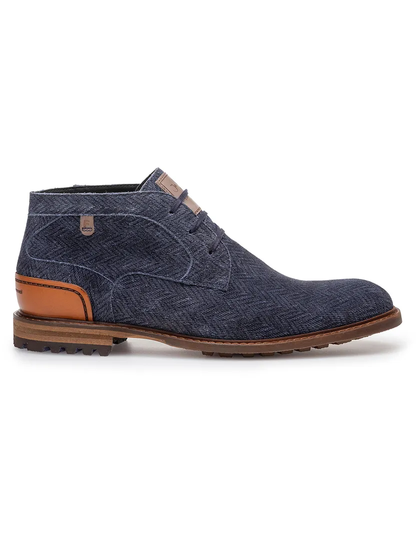 nette schoenen Floris van Bommel Crepi donkerblauw