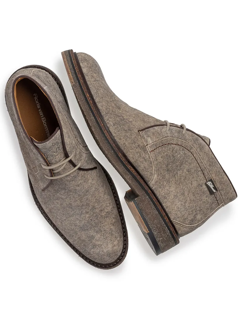 Boots Van Bommel De Tanker geprint suede