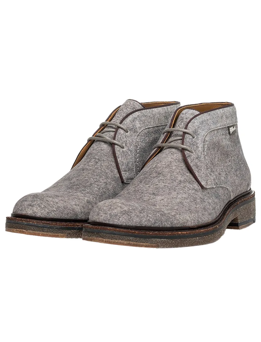 suede nette schoenen Floris van Bommel grijs