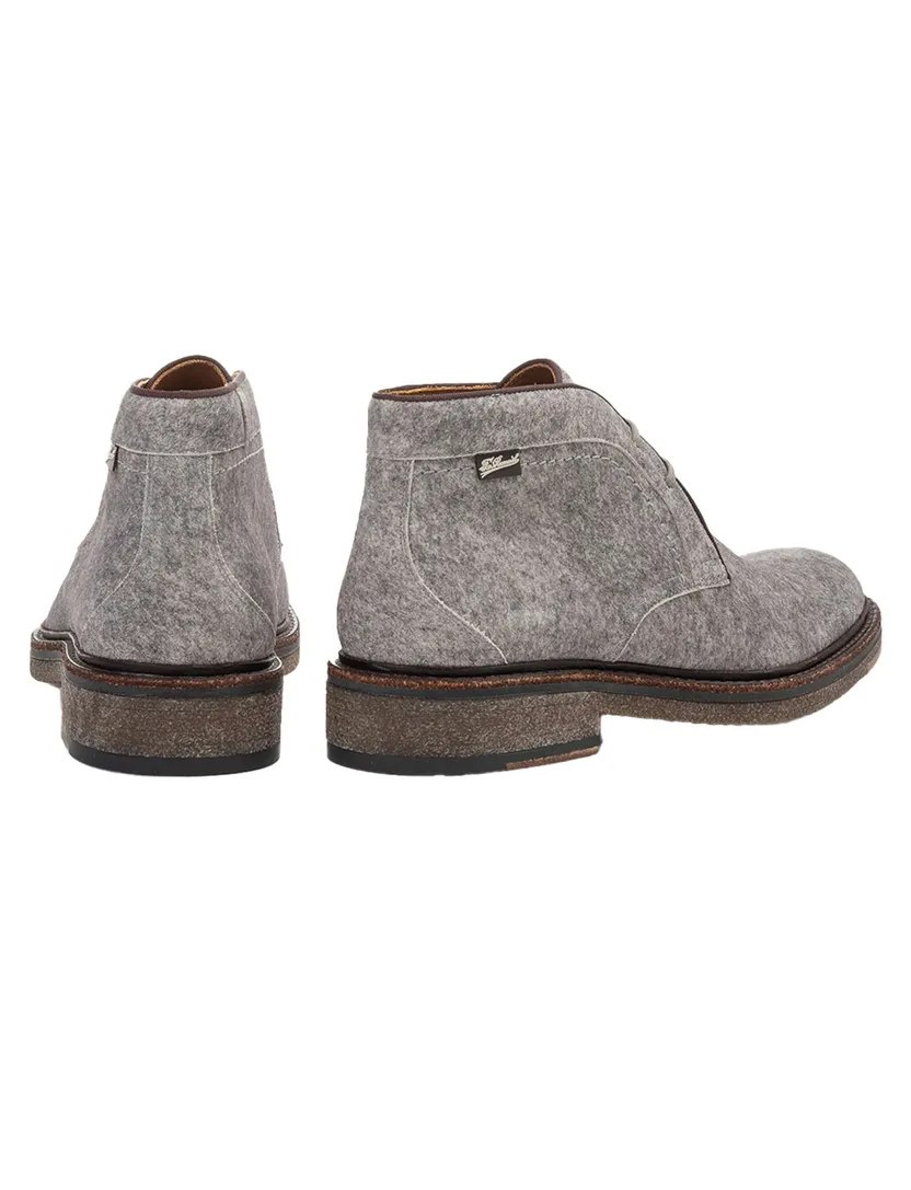 suede nette schoenen Floris van Bommel grijs