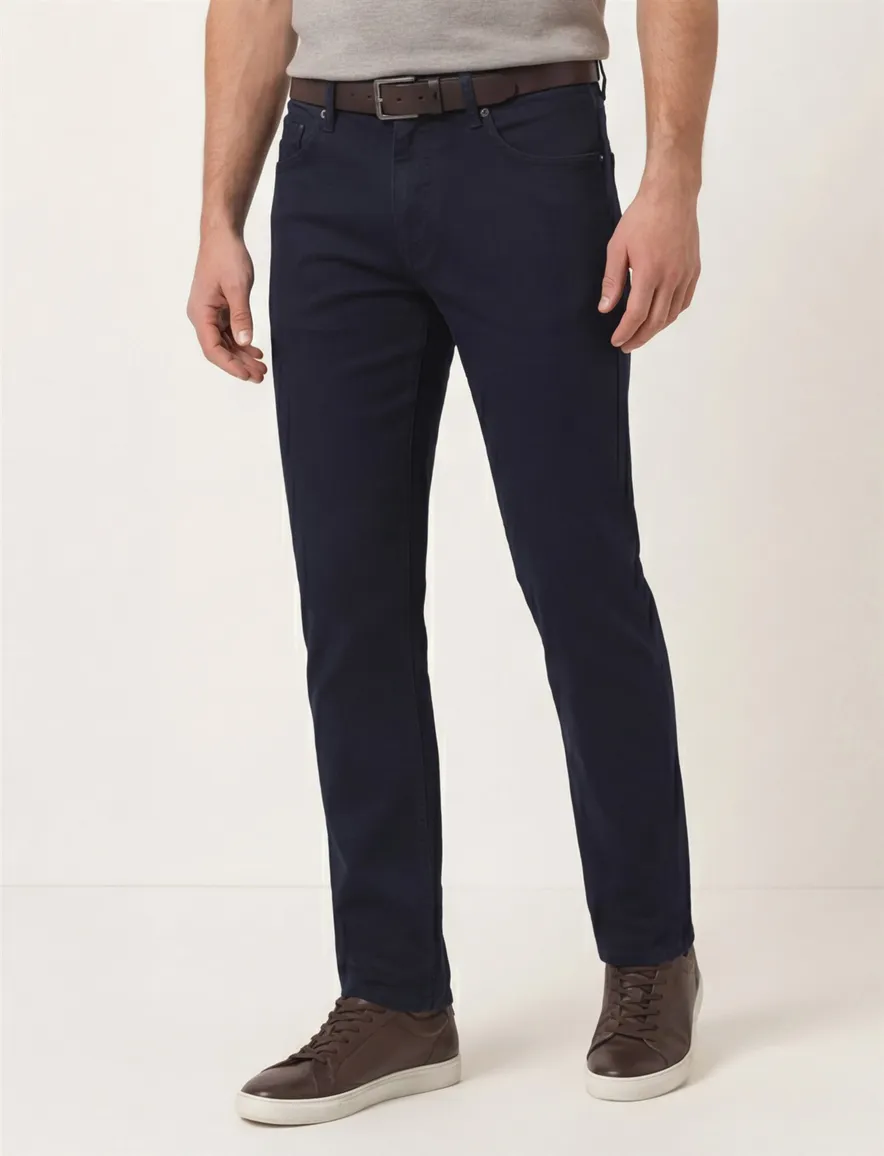 Brax Pantalon 5-pocket Chuck donkerblauw