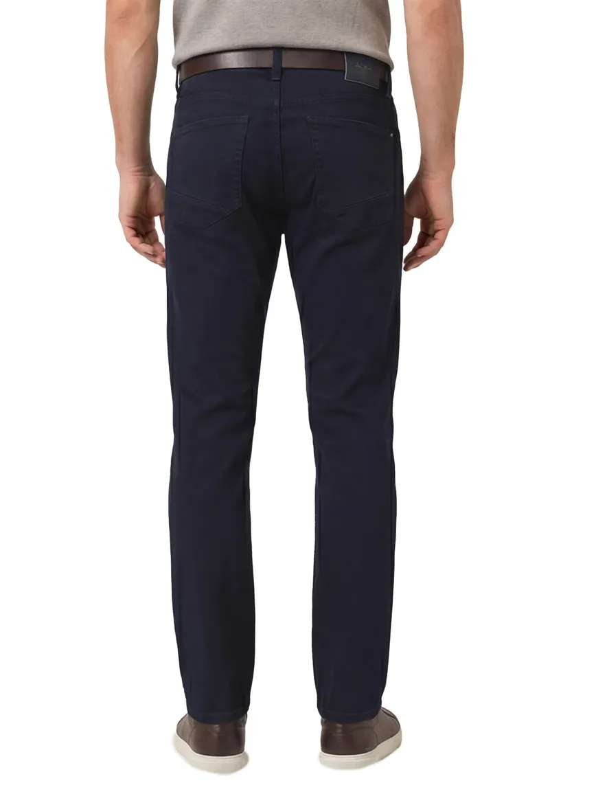 Brax Pantalon 5-pocket Chuck donkerblauw effen