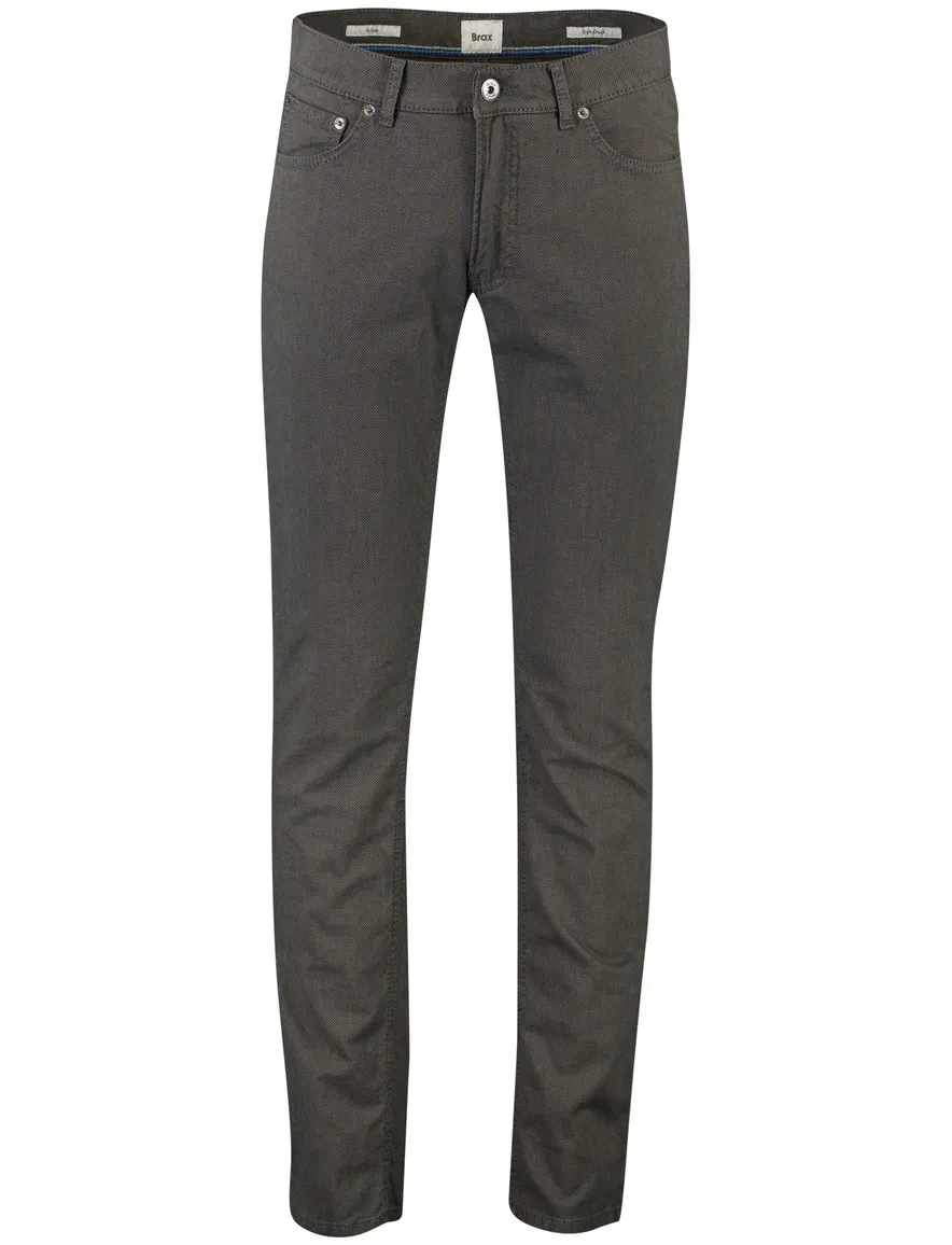 Broek donkergrijs 5-p Brax