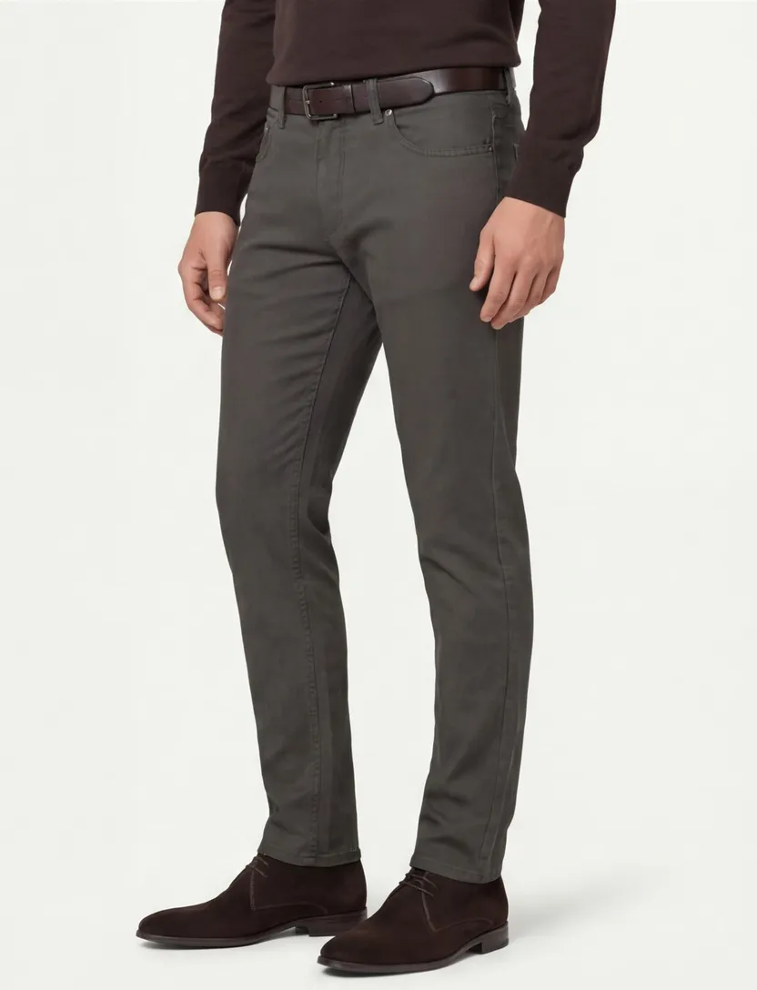 Donkergrijs broek 5-p Brax