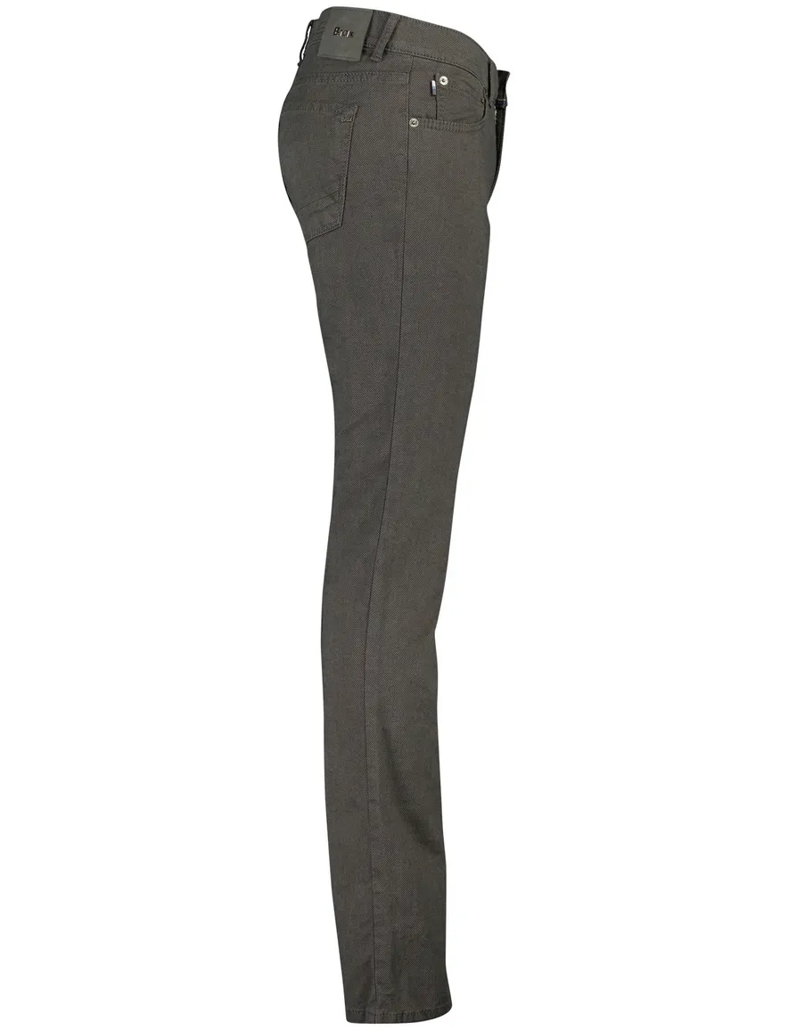 Broek donkergrijs 5-p Brax