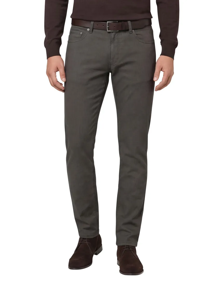 Donkergrijs broek 5-p Brax