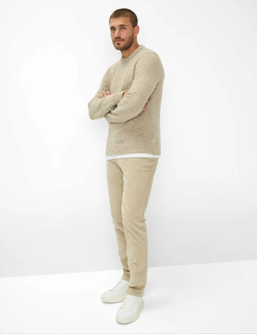 Broek Brax beige katoen