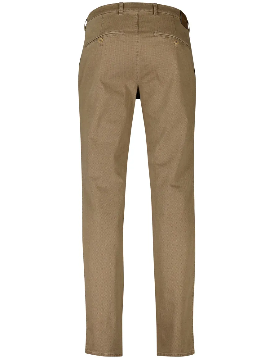 Brax pantalon katoen Fabio bruin