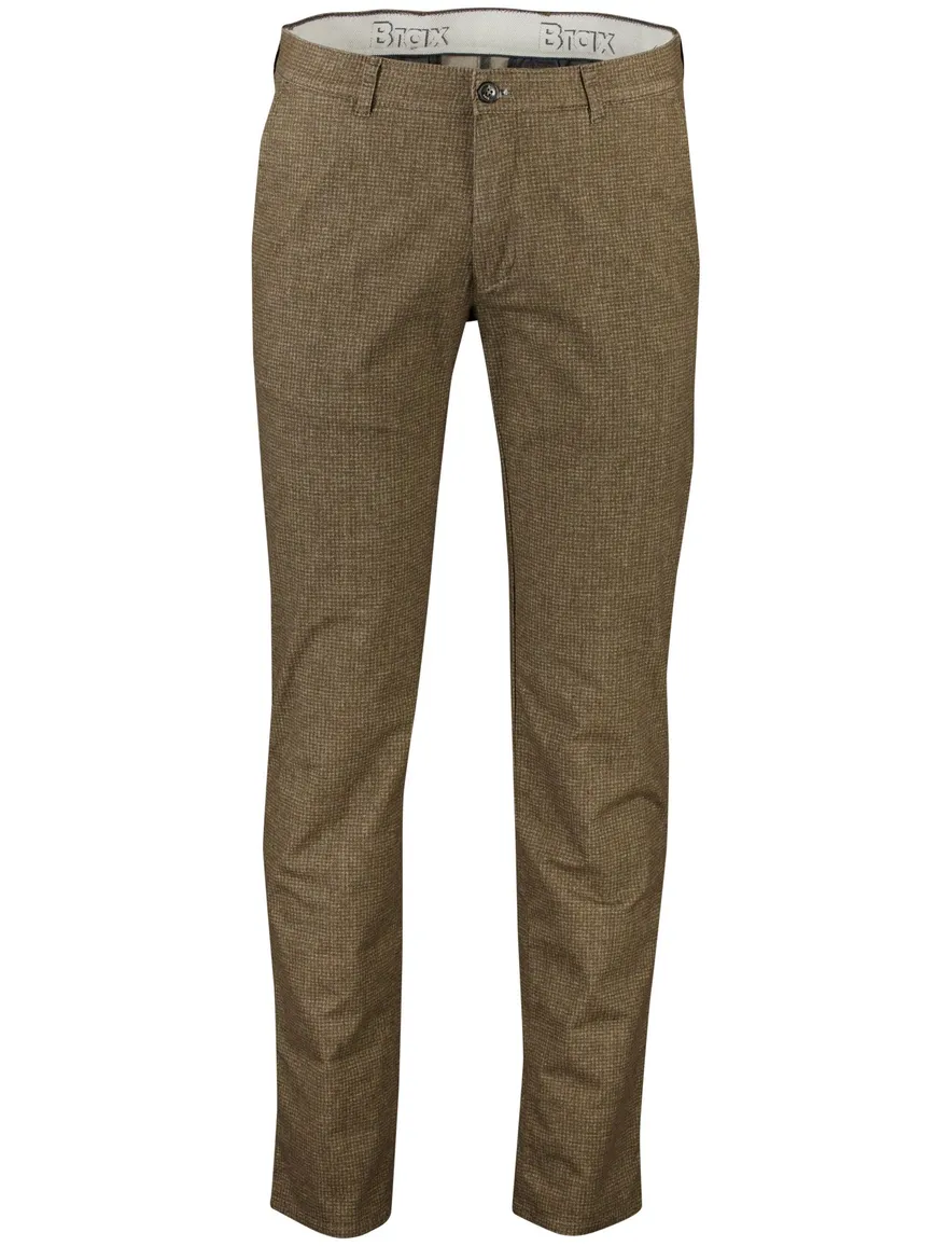 Brax Fabio pantalon katoen bruin