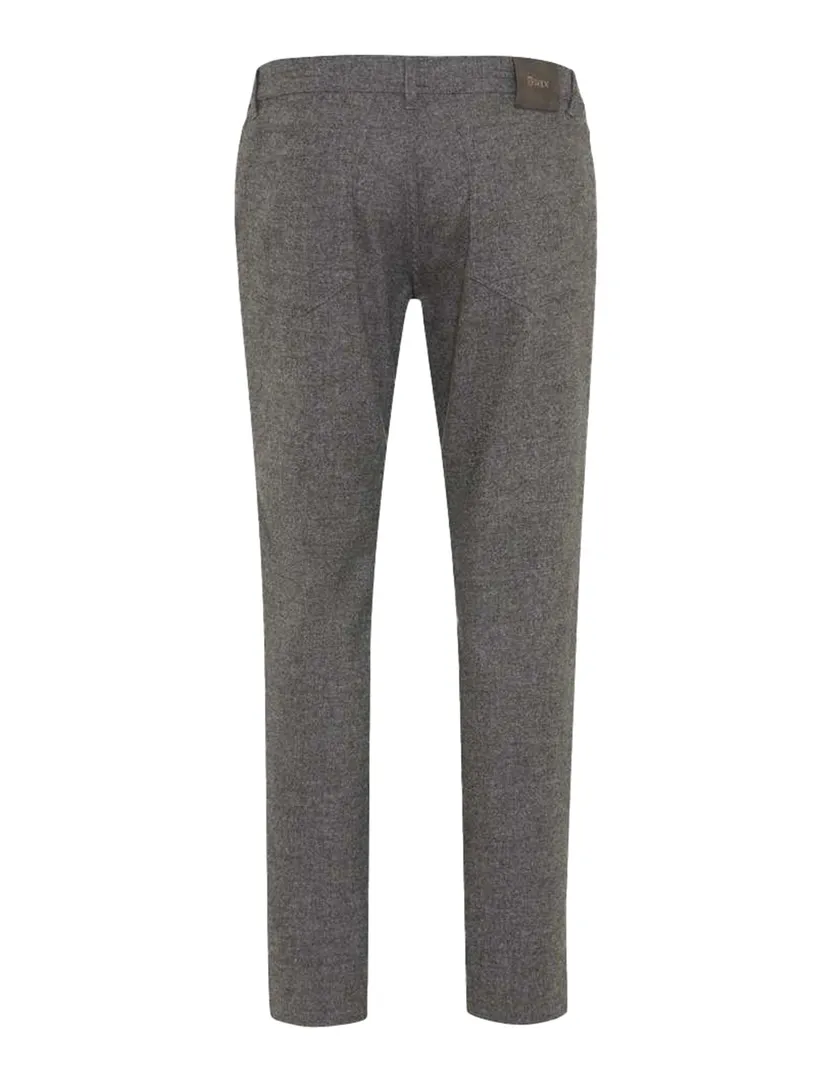 wollen pantalon Brax Chuck grijs