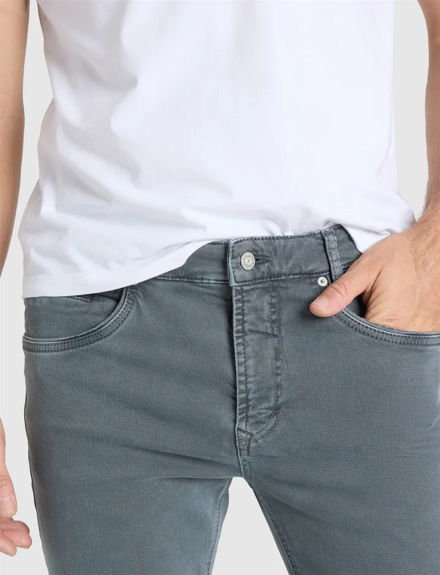 Mac jeans grijs Modern Fit denim effen